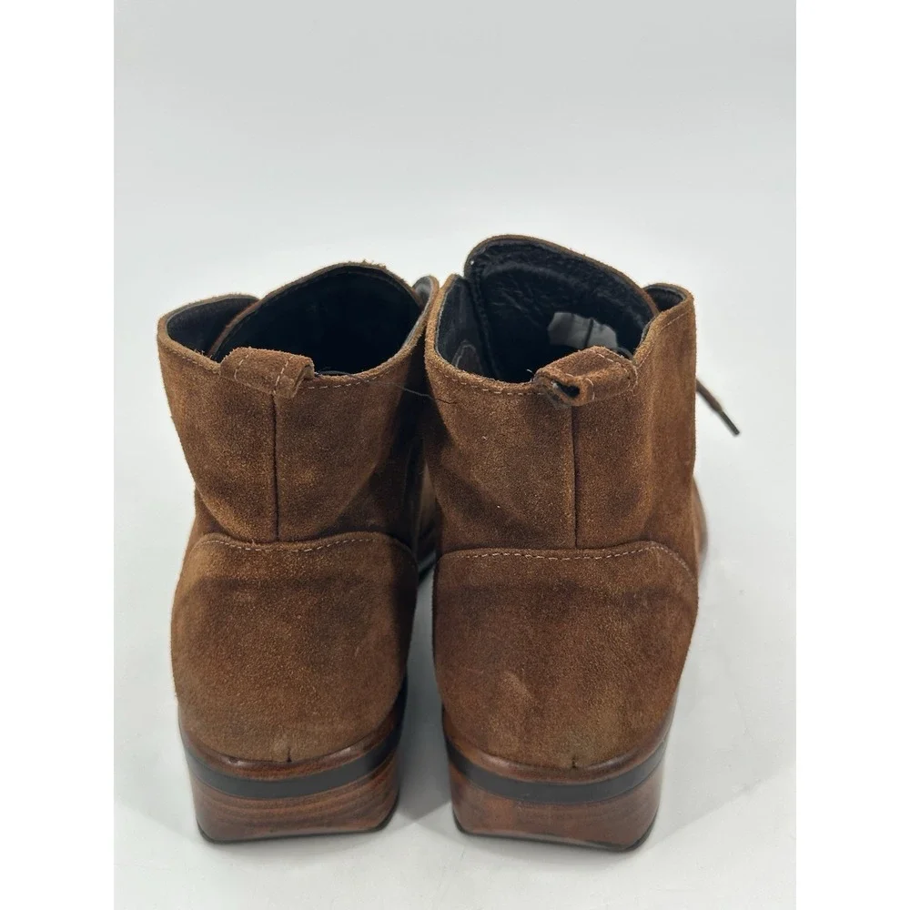 Naot Levanto Boots Women's Brown Suede Booties‎ Chukka Size EU 39/US 8-8.5